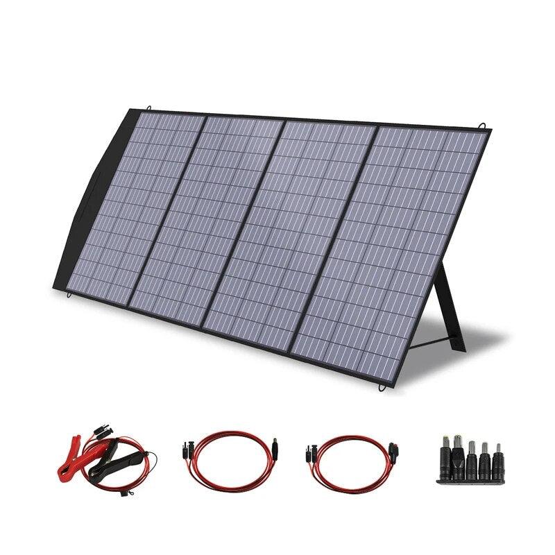 ALLPOWERS-Panneau Solaire, 200W, 400W Pliable et Étanche, Chargeur Solaire Portable pour Toit de Jardin, Montres de Camping