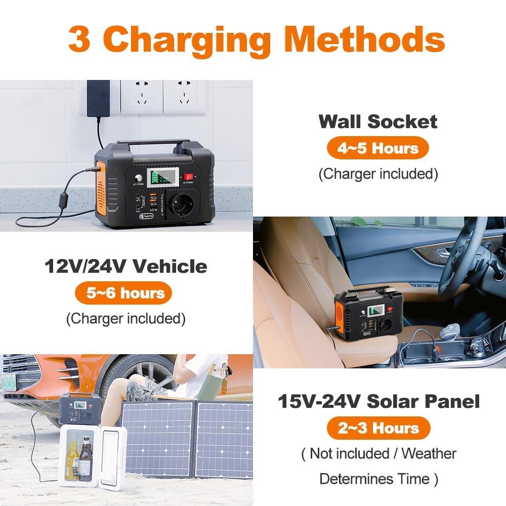 FlashFish E200 200W centrale électrique Portable 151Wh batterie au Lithium 1x onde sinusoïdale Pure sortie AC220V pour RV Camping Van