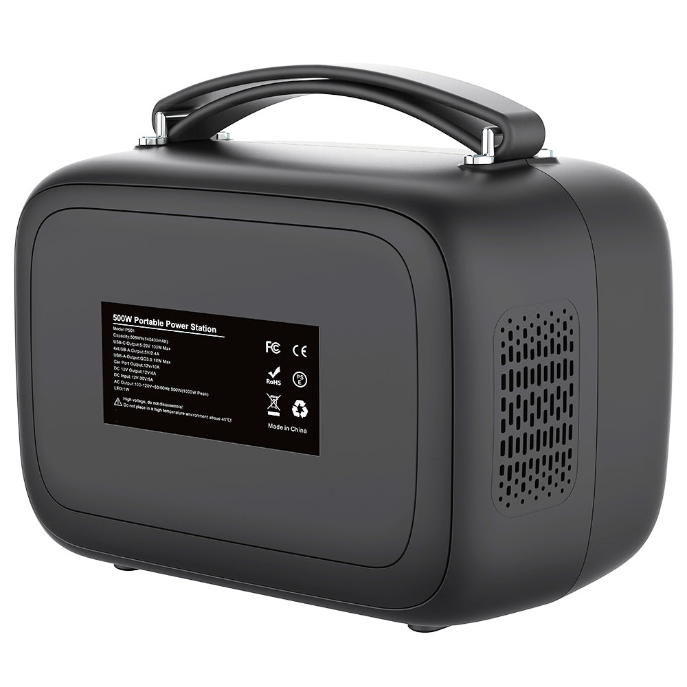 OUKITEL P501 Centrale électrique portable 505Wh 140400mAh Générateur portable 500W Prise secteur - Orange