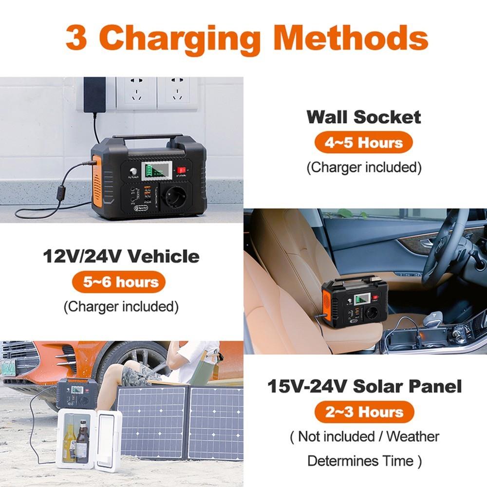FlashFish E200 200W centrale électrique Portable 151Wh batterie au Lithium 1x onde sinusoïdale Pure sortie AC220V pour RV Camping Van
