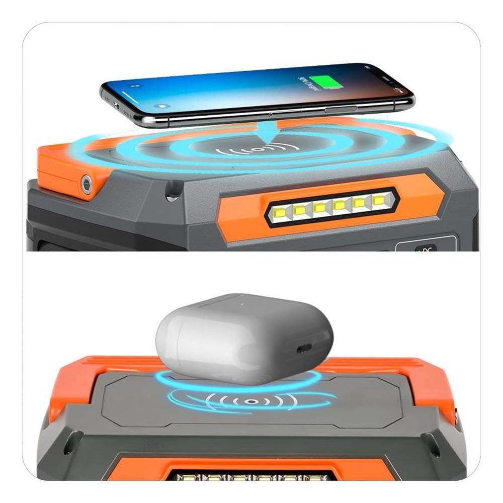 Flashfish P66 Centrale électrique portable, générateur solaire à cellules lithium-ion 288,6 Wh/78 000 mAh, sortie CA 260 W, surtension 520 W, chargeur sans fil 5 W, 8 sorties de charge, lumières LED