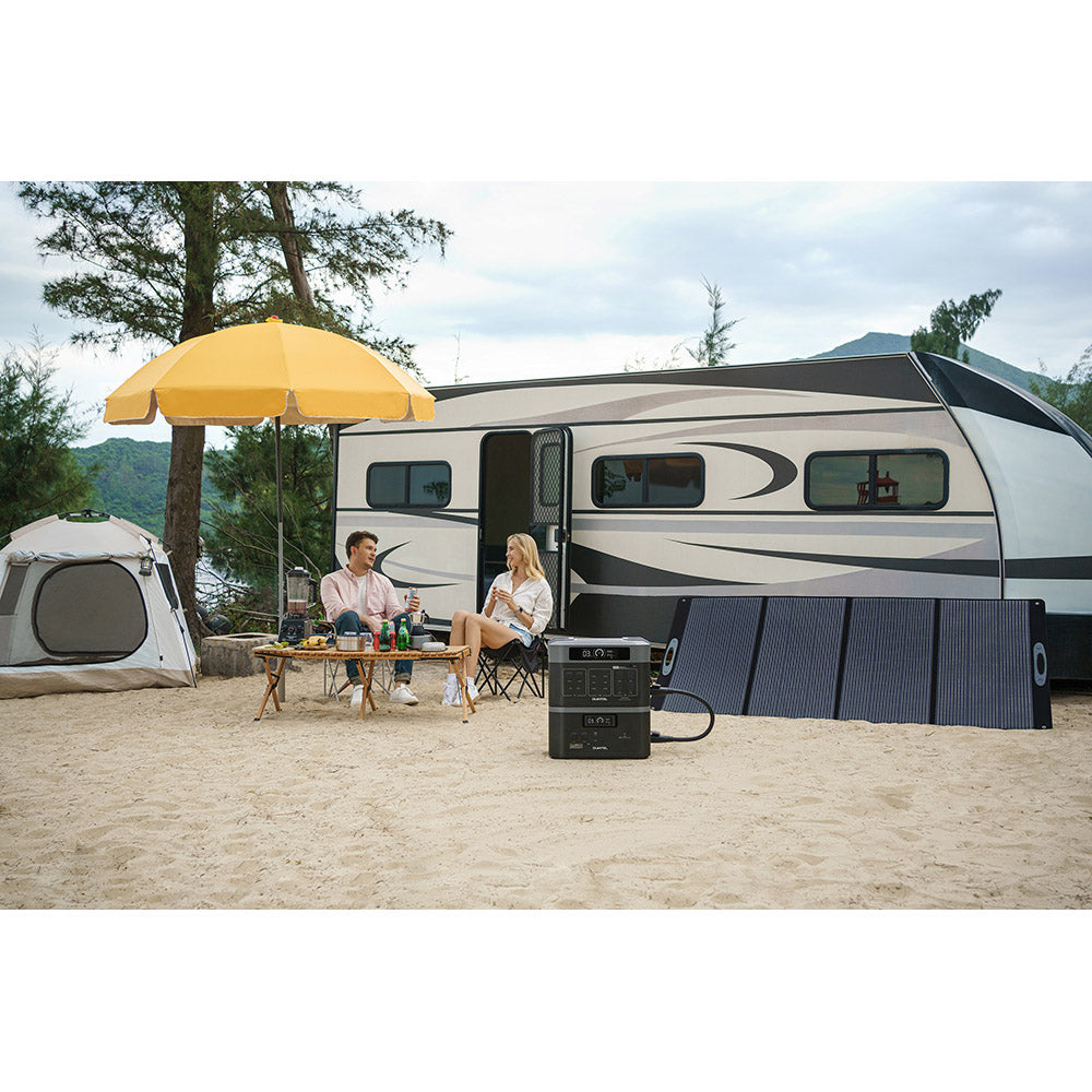 (Câble MC4 cadeau gratuit) OUKITEL BP2000 Centrale électrique pour balcon, générateur solaire avec batterie balcon.