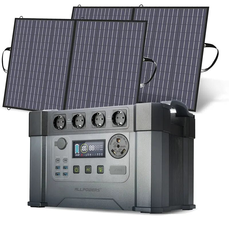 ALLPOWERS – S2000 pro - Batterie Portable avec Panneau Solaire