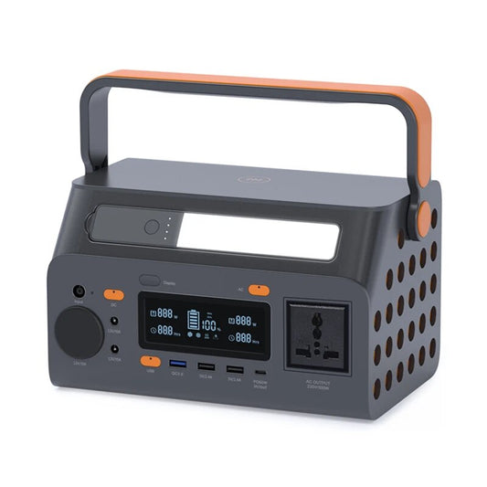 NEWSMY-Centrale électrique portable, Charge sans fil, Générateur d'énergie solaire pour camping, Secours, 296Wh, 300 mAh, 80000 V, 220 W