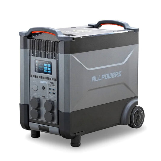 ALLPOWERS - R4000 Centrale électrique portable, 4000W, alimentation de secours domestique, charge rapide en 1 heure avec panneaux solaires éventuelles 029 pour les pannes de courant