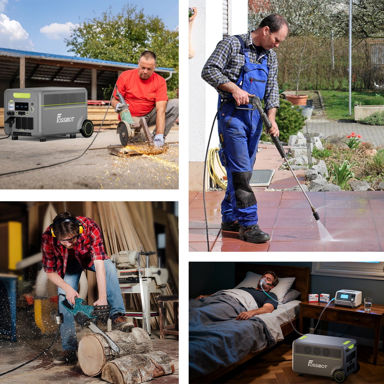 FOSSiBOT F7200 5.2kWh–15.66kWh | 7200W | UPS <10ms