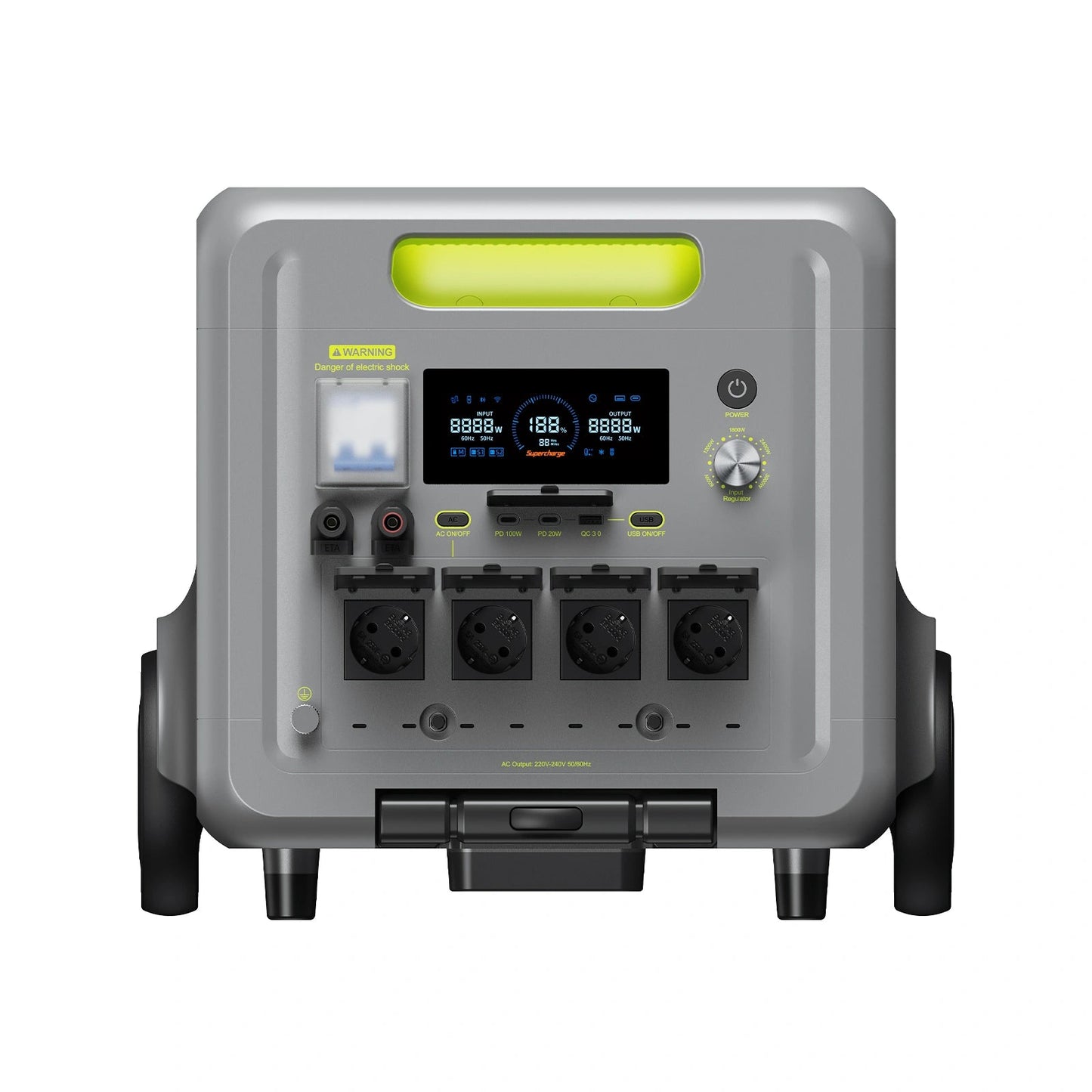 FOSSiBOT F7200 5.2kWh–15.66kWh | 7200W | UPS <10ms