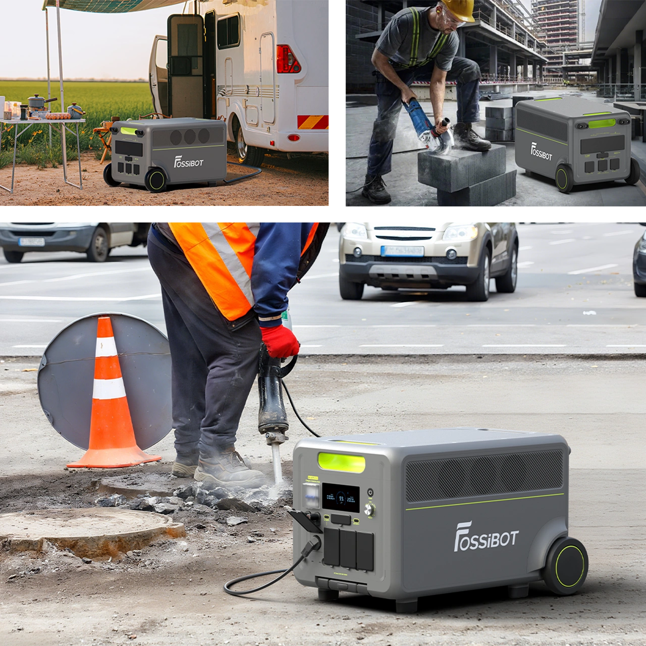 FOSSiBOT F7200 5.2kWh–15.66kWh | 7200W | UPS <10ms