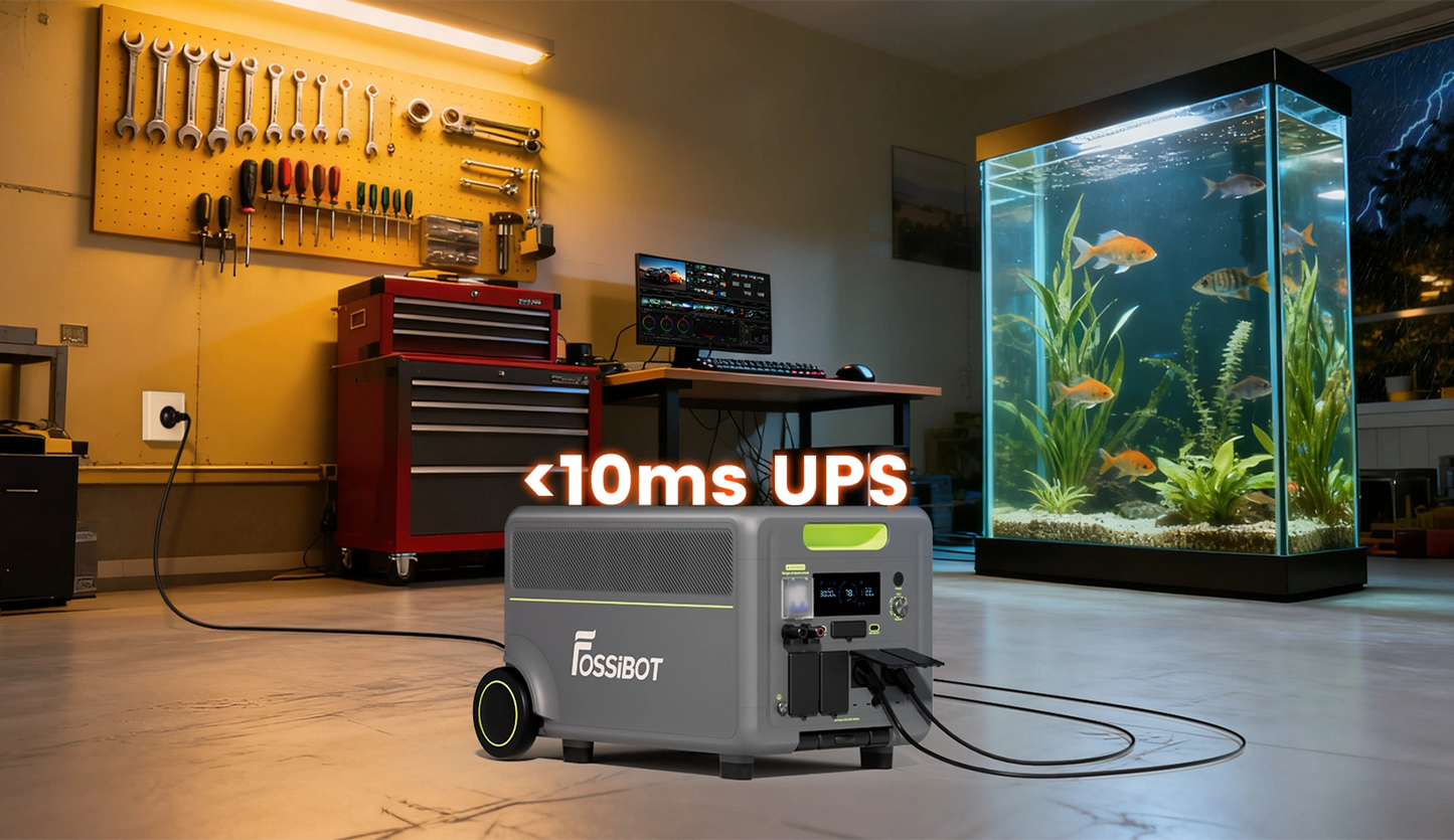 FOSSiBOT F7200 5.2kWh–15.66kWh | 7200W | UPS <10ms