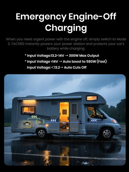 Chargeur-Alternateur FOSSiBOT FAC580 – 580 W Haute Performance