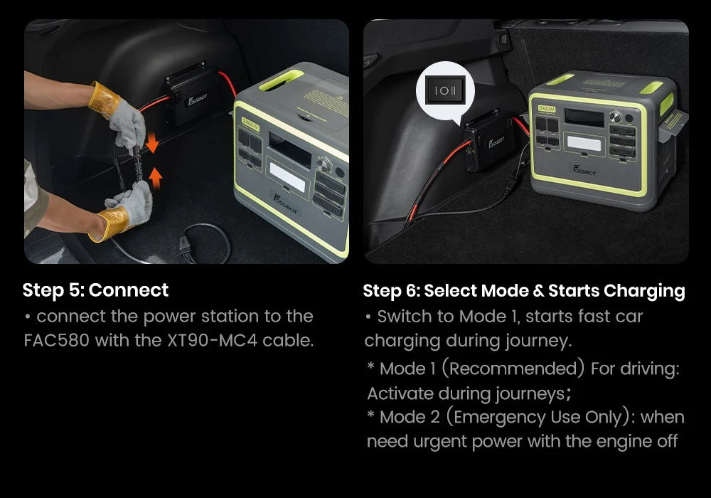 Chargeur-Alternateur FOSSiBOT FAC580 – 580 W Haute Performance