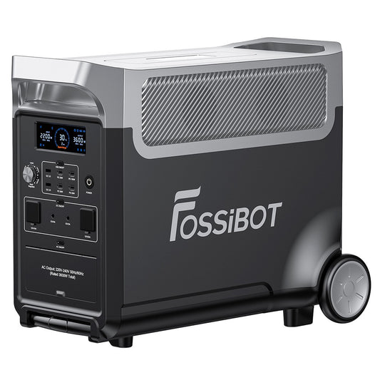 Centrale électrique portable FOSSiBOT F3600, générateur solaire LiFePO4 3840 Wh, sortie CA 3600 W, charge solaire maximale 2000 W, recharge complète en 1,5h