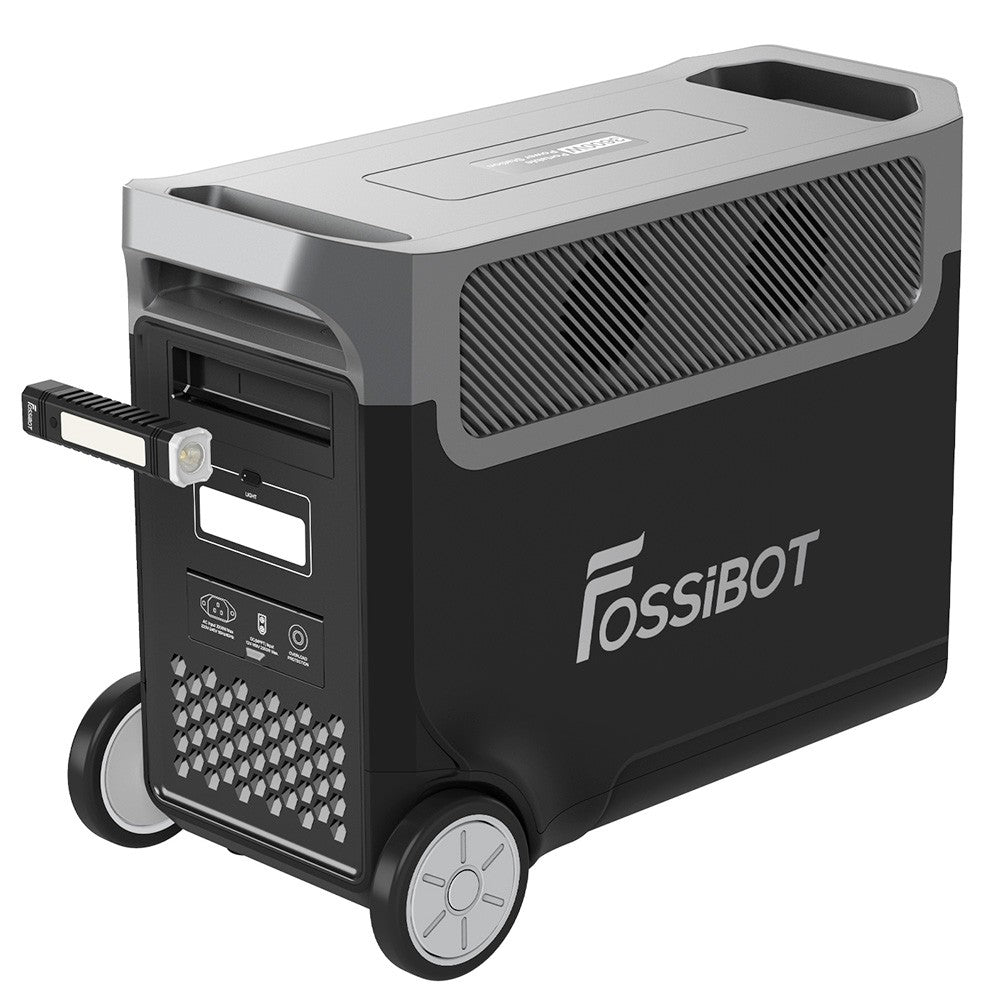 Centrale électrique portable FOSSiBOT F3600, générateur solaire LiFePO4 3840 Wh, sortie CA 3600 W, charge solaire maximale 2000 W, recharge complète en 1,5h