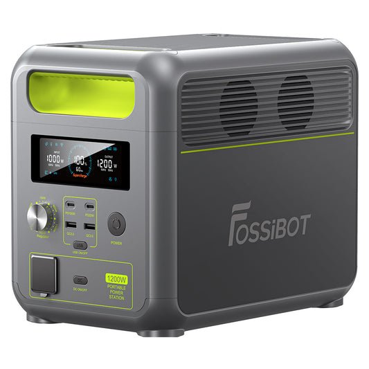 FOSSiBOT F1200 – Station électrique portable 1024 Wh | 1200 W LiFePO4
