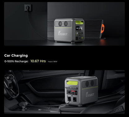 FOSSiBOT F1200 – Station électrique portable 1024 Wh | 1200 W LiFePO4