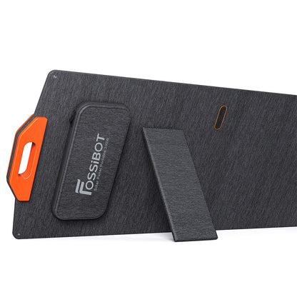 FOSSiBOT SP200 Panneau solaire pliable 18 V 200 W, cellules solaires monocristallines à haut rendement de 23,4 %, pour centrale électrique